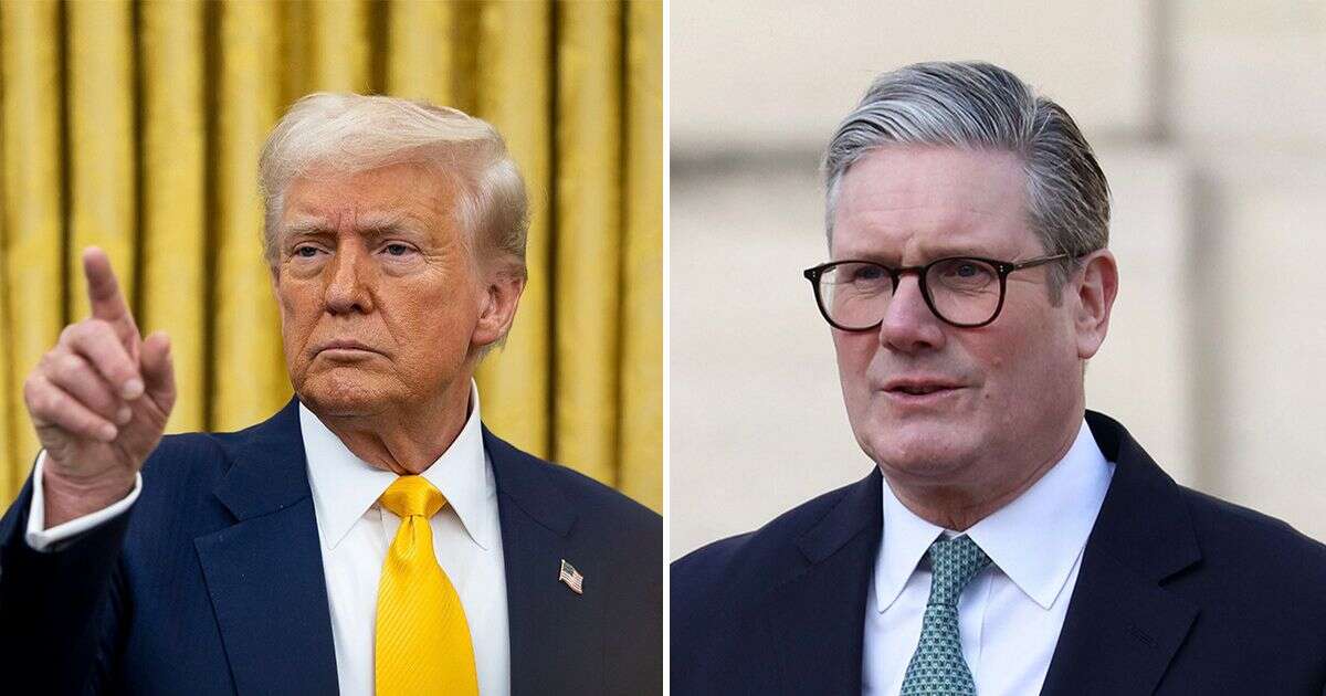 Unhinged Donald Trump's scathing three word verdict on Keir Starmer as row over Ukraine peace goes on