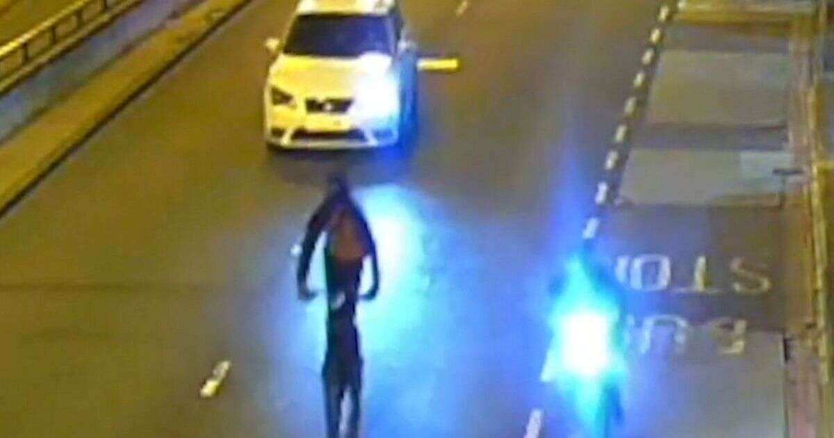 Chilling moment road rage driver mows down young e-bike rider to 'teach him a lesson for showing off'