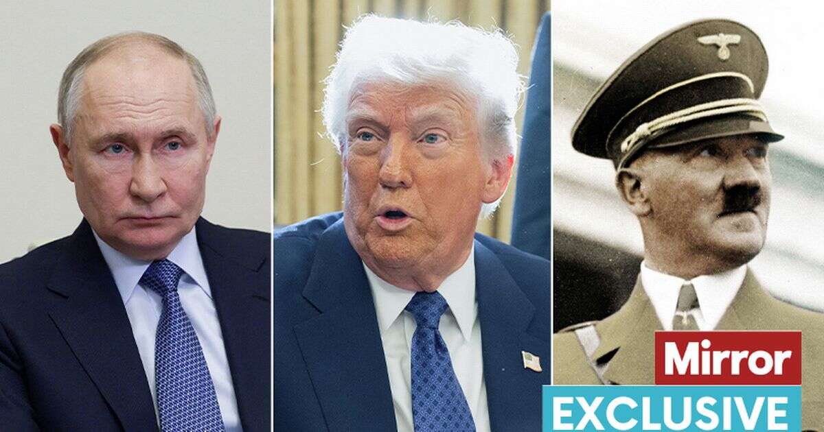 Trump and Putin's Ukraine talks chilling echo of Hitler's 'peace with honour' before WW2