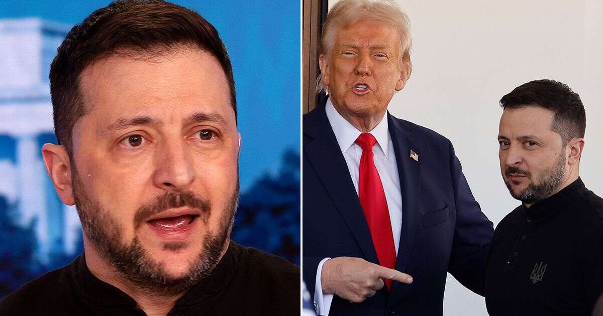 Zelensky issues major statement on Donald Trump and Russia war after UK touchdown