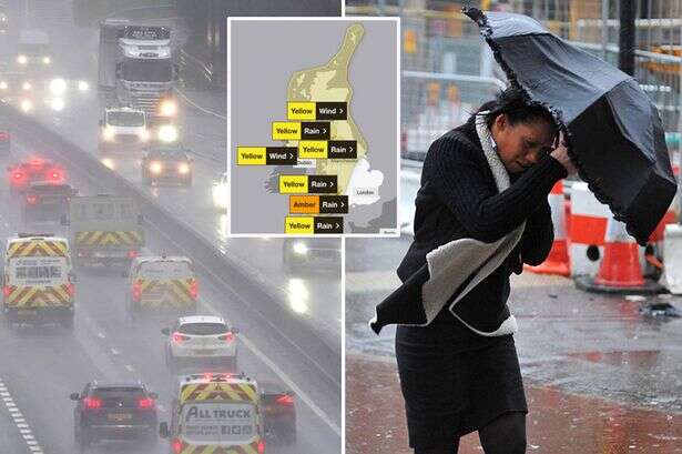 Met Office issues fresh spate of weather warnings including rare amber 'danger to life' alert