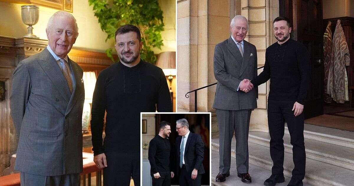 Zelensky wears solidarity outfit to meet King 48 hours after Donald Trump's vile diatribe