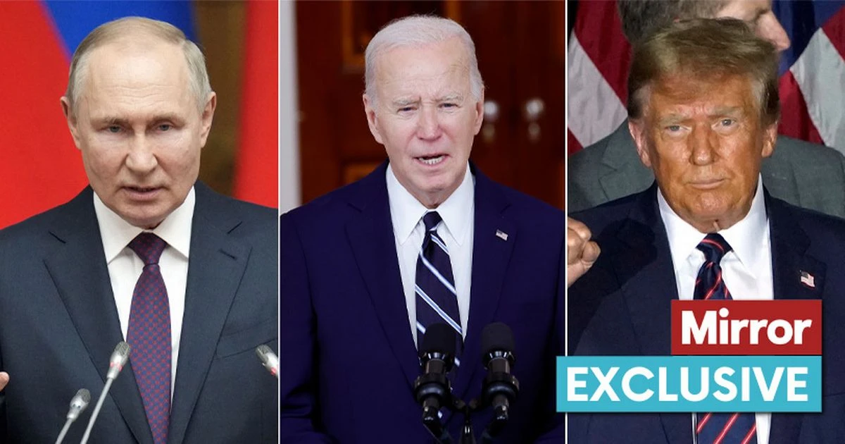 Vladimir Putin's endorsement of Biden is 'carefully calculated to influence US politics' expert warns