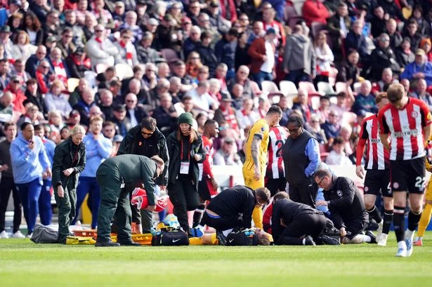 Premier League game suspended after horror clash of heads sees star given oxygen