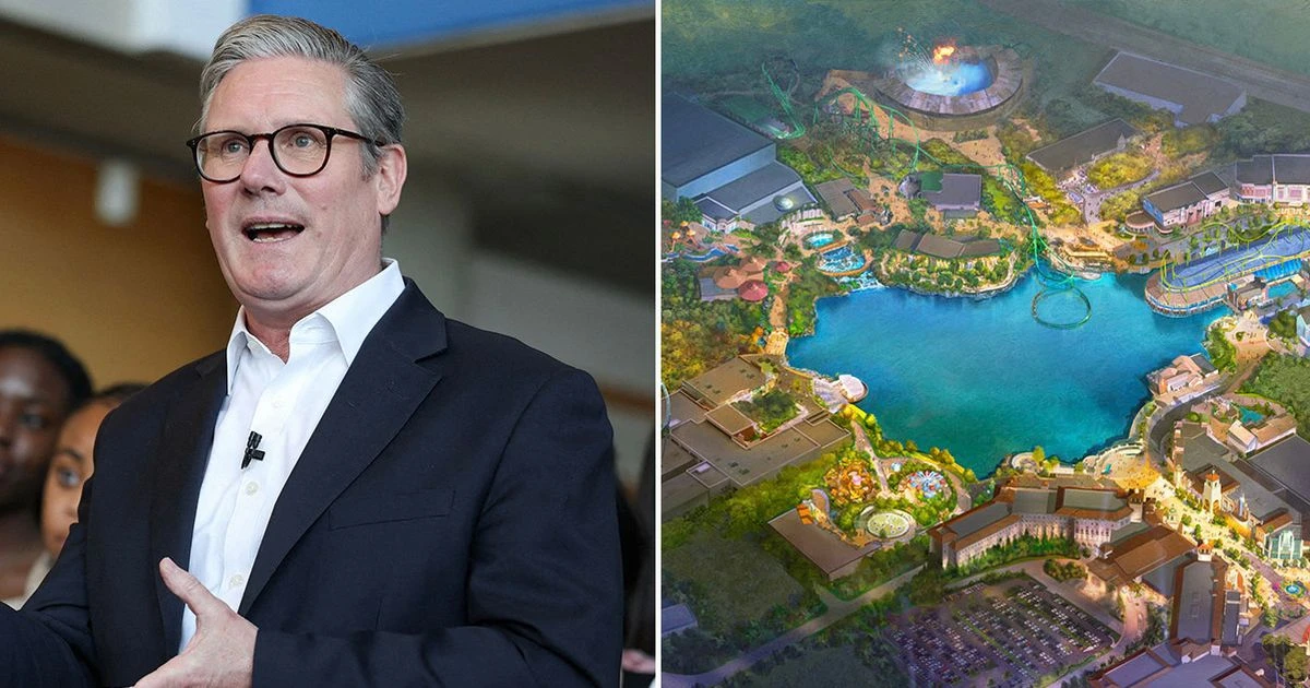 Keir Starmer hails 'momentous day' at Universal Studios theme park launch - work to start 'very soon'