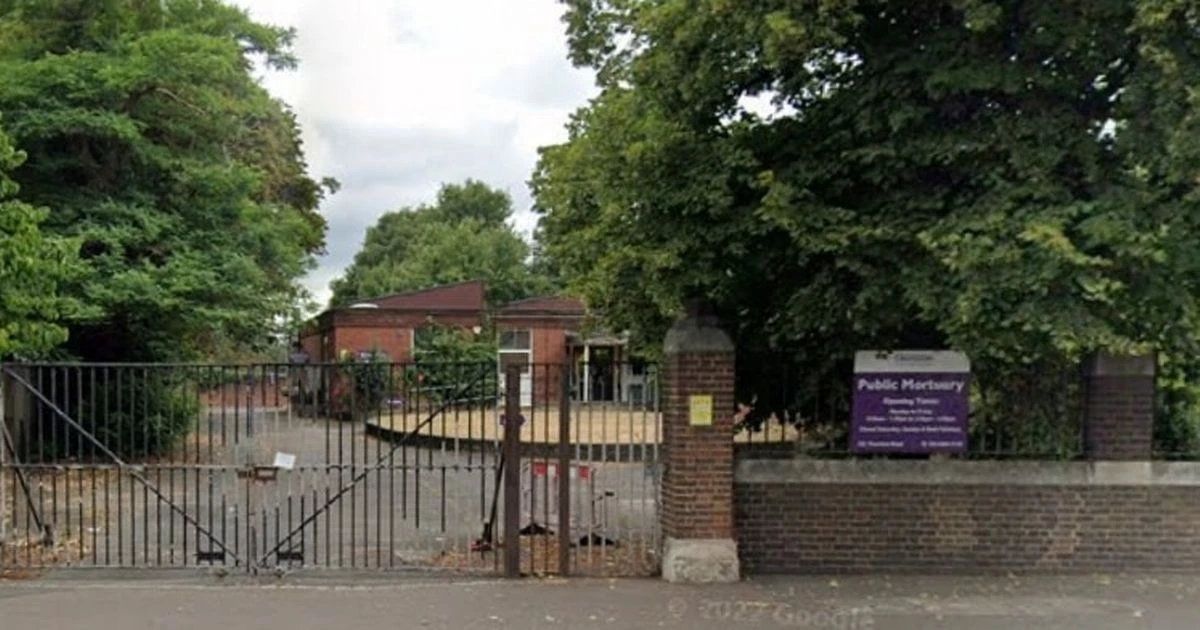 Inside abandoned mortuary with grisly tools and medical files left untouched