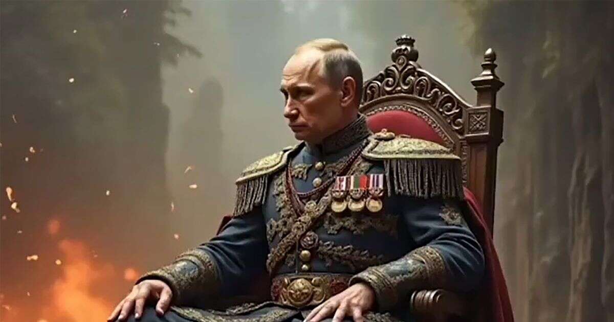 Vladimir Putin turned into ancient tsarist emperor in bizarre tribute portrait