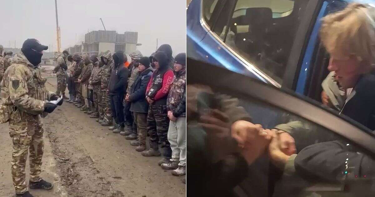 Putin's secret police hauls young Russians out of cars and forces them to enlist in army