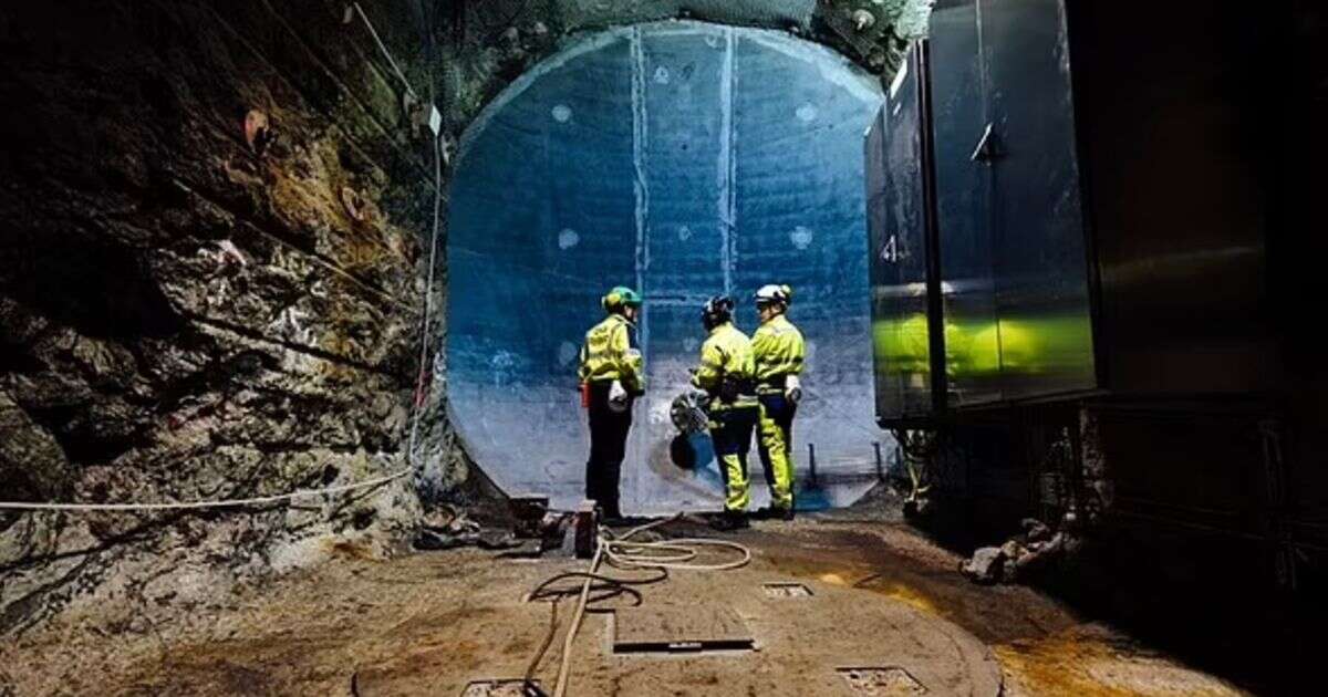 See inside world's first nuclear waste tomb before $4bn silo is sealed for 100,000 years