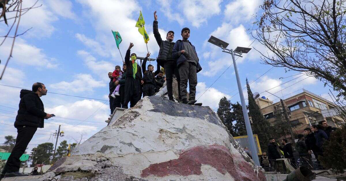 Joyful crowds celebrate across Syria as President Assad flees ending 50-year reign of terror