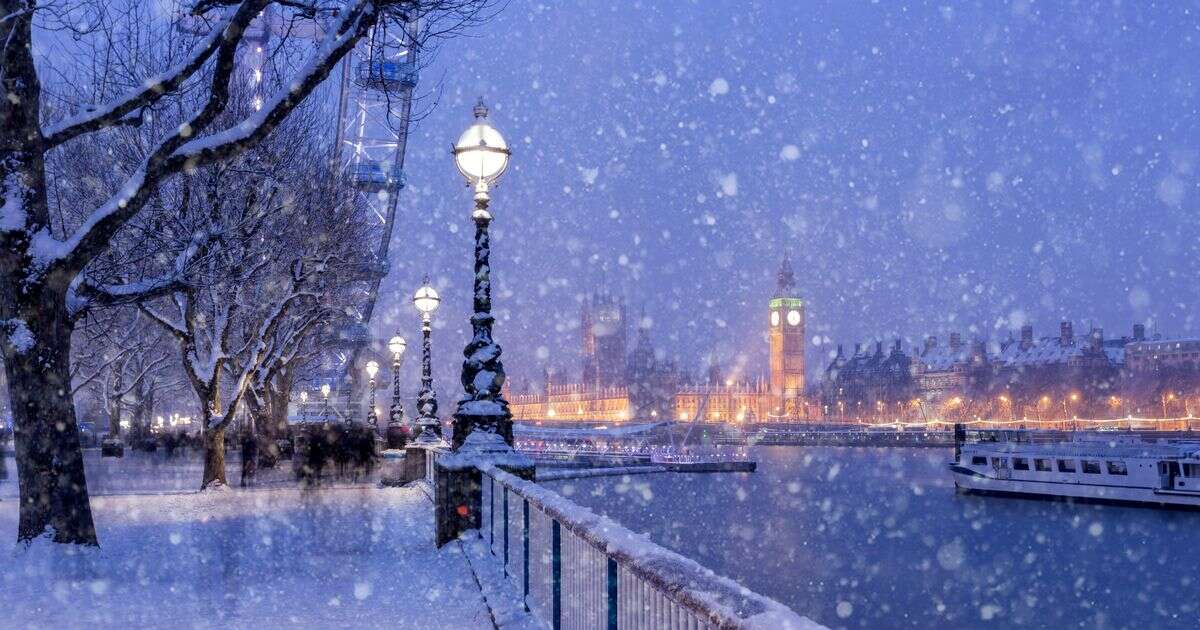 Weather warnings for snow in London - see exact time freeze due to hit in new maps