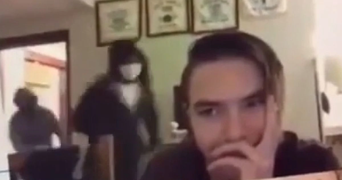 Teen pranks horrified teacher with 'kidnapping' during school Zoom call