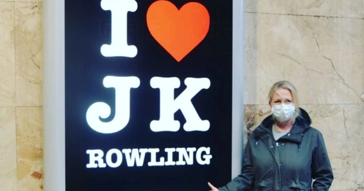 Hundreds of complaints after 'I Love JK Rowling' poster is axed by Network Rail