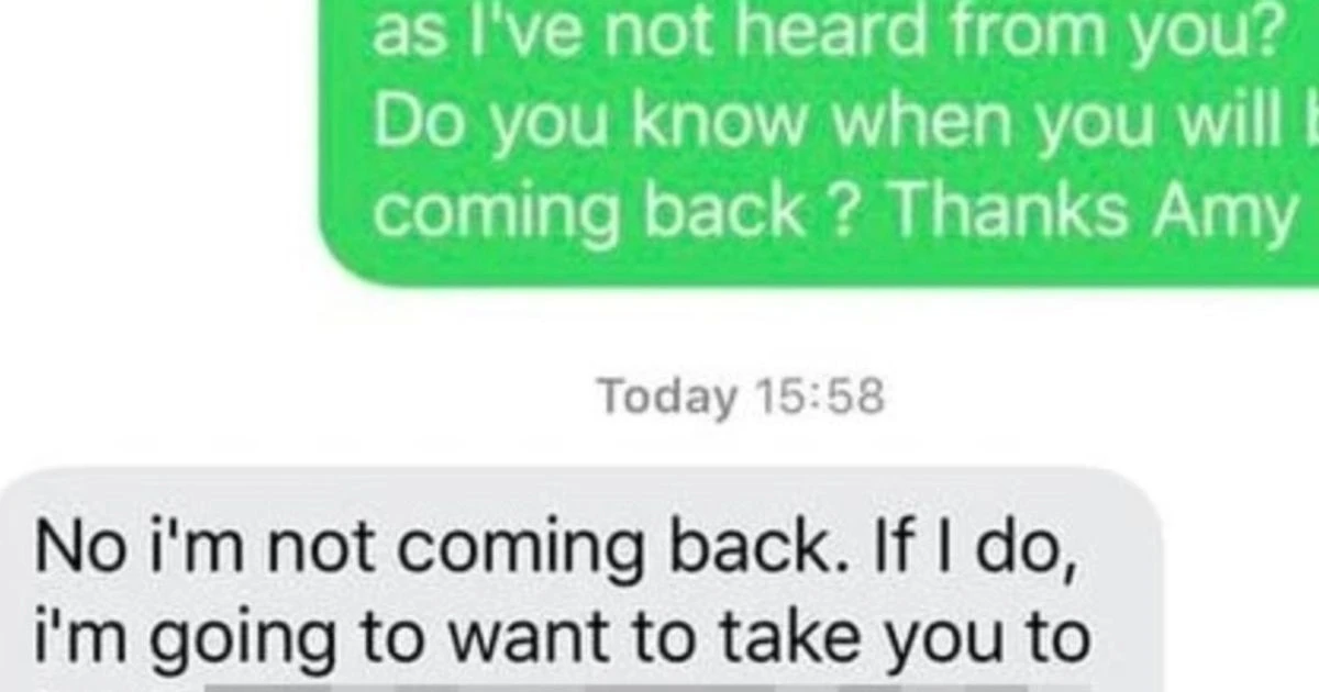 Woman shares 'creepy' messages from builder after he left halfway through job