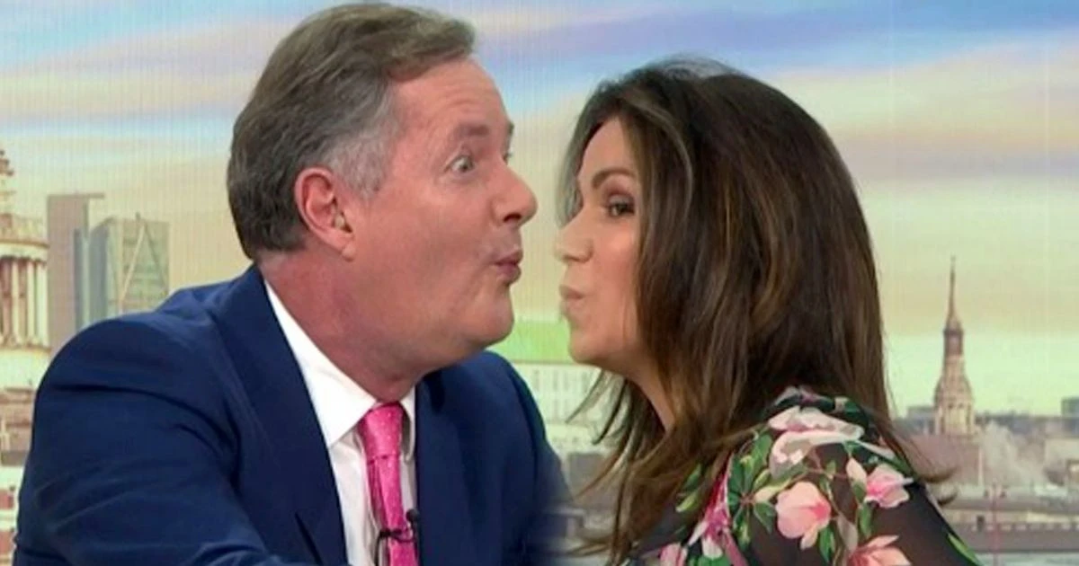 GMB’s Piers Morgan and Susanna Reid ‘snog live on TV’ as viewers claim they feel sick