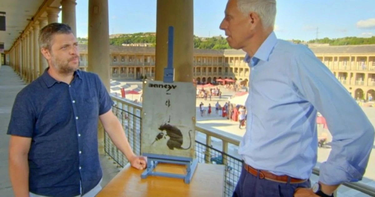 Antiques Roadshow hopeful gutted as he's told 'authentic' Banksy is worthless