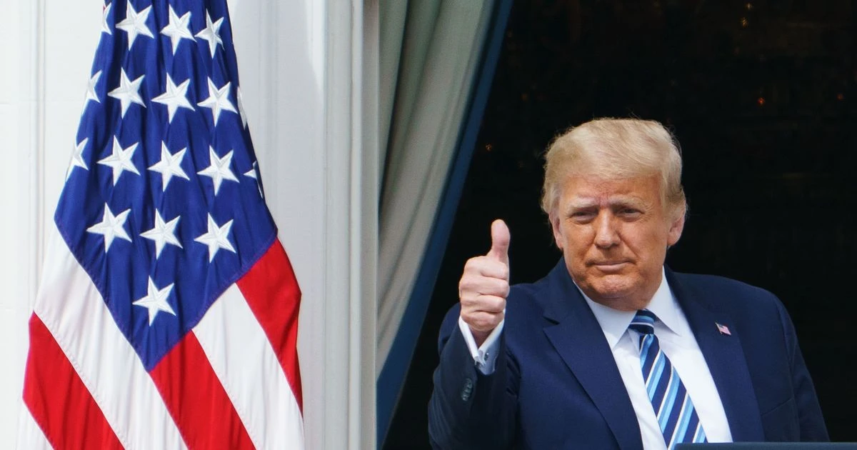 Maskless Donald Trump tells crowds he's 'feeling great' in first event since hospital
