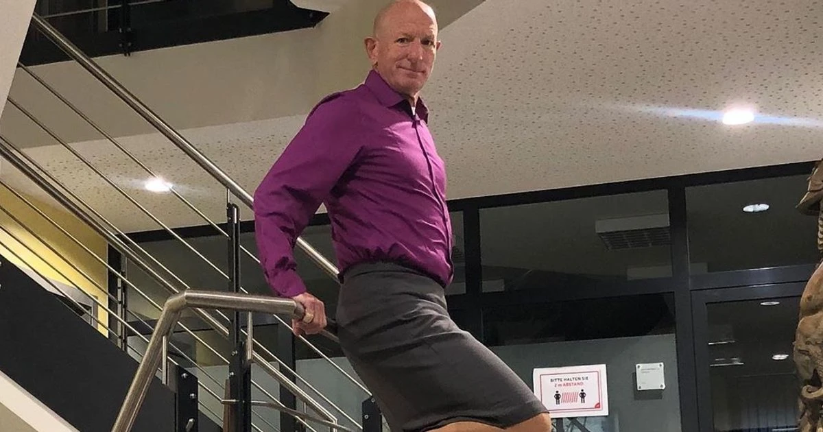 Married dad proudly wears skirts and high heels to prove clothes have no gender
