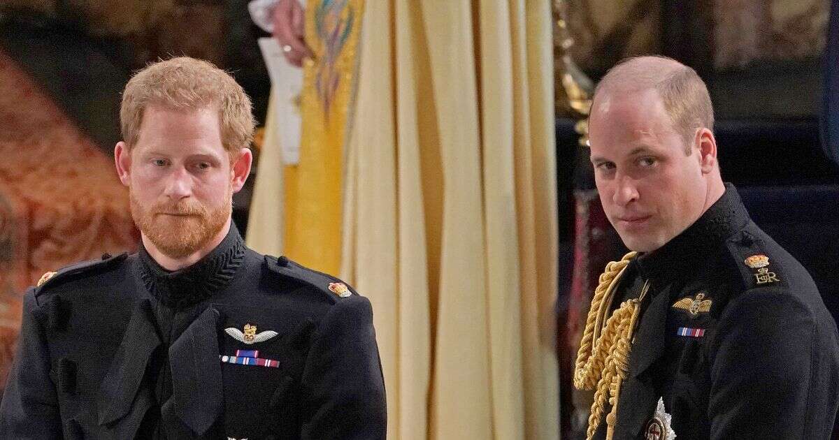 Prince Harry's two key fears over William that kept him from society wedding of year revealed