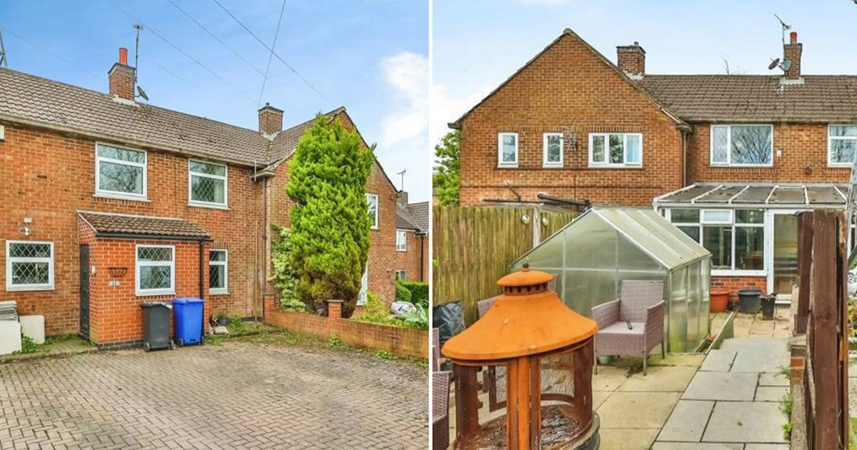 Three-bed home goes on sale for just £190k - but garden has a hidden secret