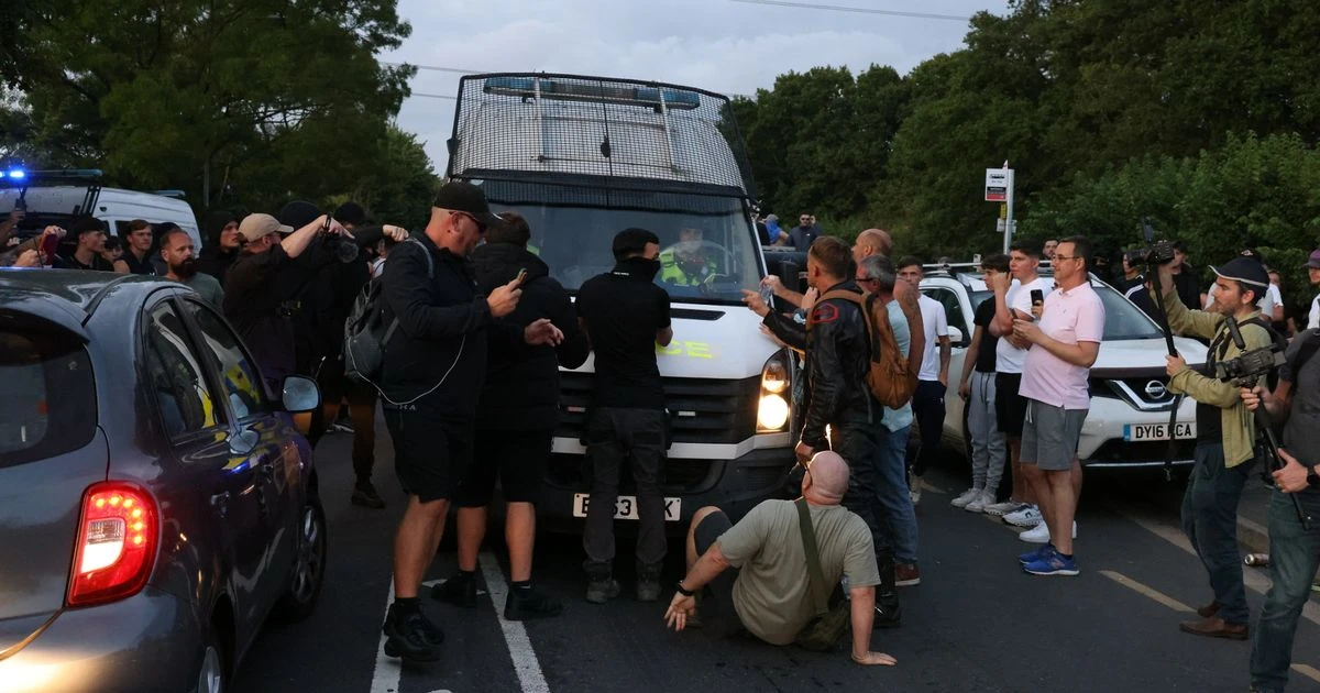 Epping protest: Cops break silence on claims police van drove into protester