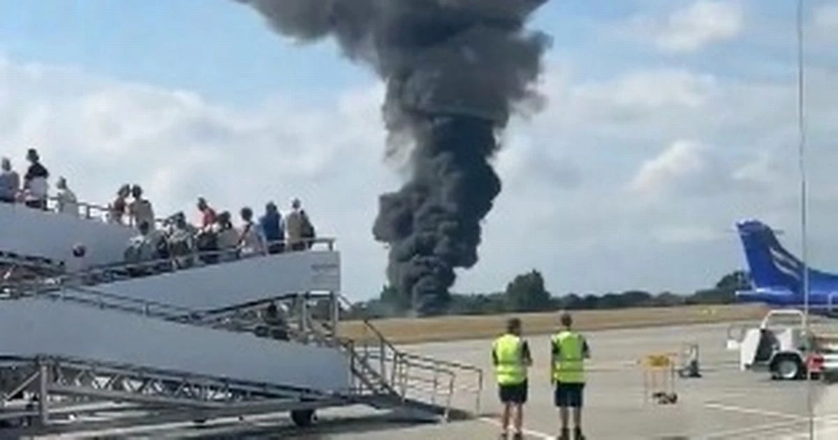 LiveSouthend airport UPDATES: Plane crashes with 'huge fireball' seen after take off