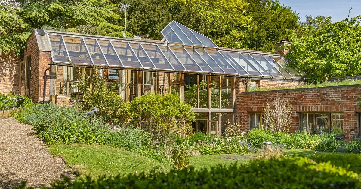 Inside the £1.5m 'greenhouse' home with six bedrooms and a secret
