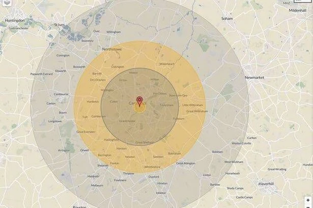 Map shows what happens if Russia nukes treasured UK city after Putin puppet's latest threat