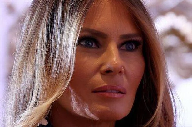 Social media's 'dark theories' over weird stain spotted on Melania Trump's birthday card to Donald