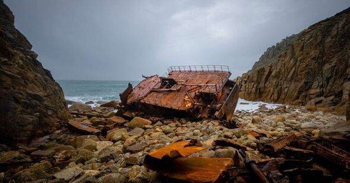 ‘I spotted a huge shipwreck on the UK coast on Google Earth so I went to explore’