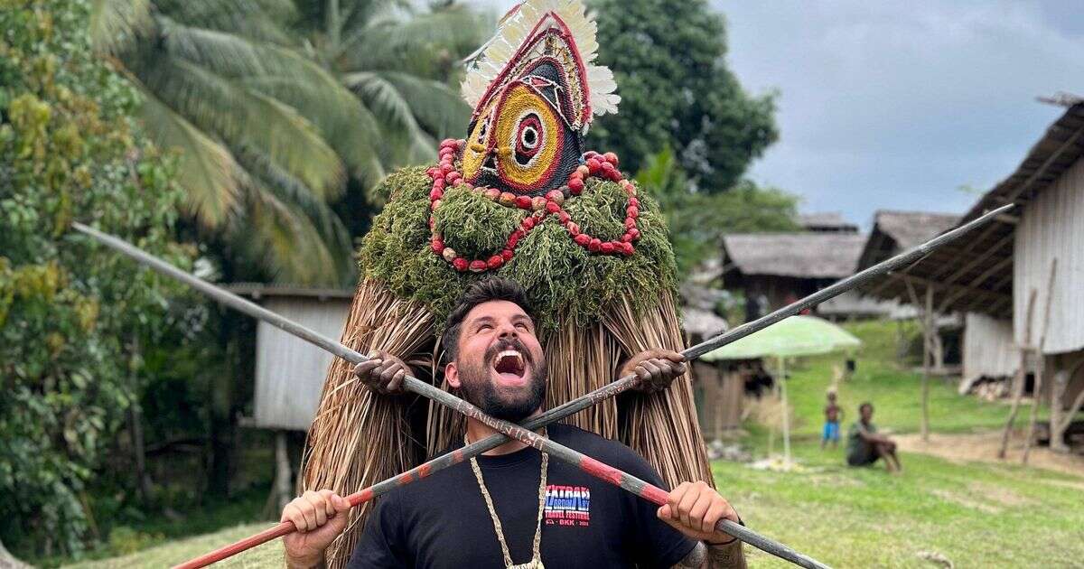 Brit 'danger tourist' makes incredible journey to Papua New Guinea to visit indigenous tribes