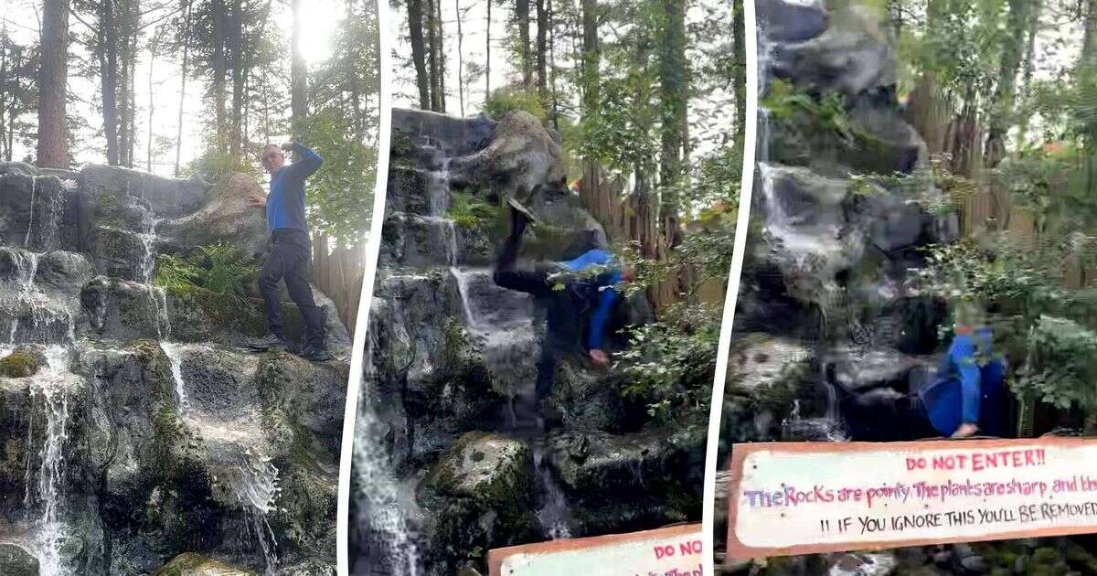 Tourist urges visitors to obey safety signs after 'nearly dying' in plunge