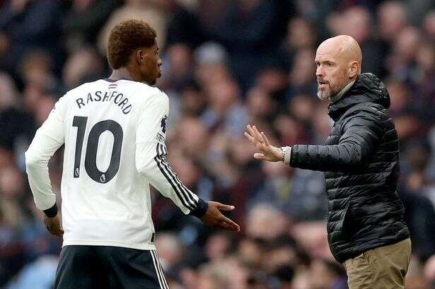 Manchester United receive Marcus Rashford red card verdict after Aston Villa flashpoint