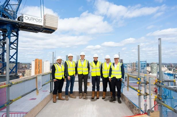 New Birmingham resi scheme tops out and welcome tenants