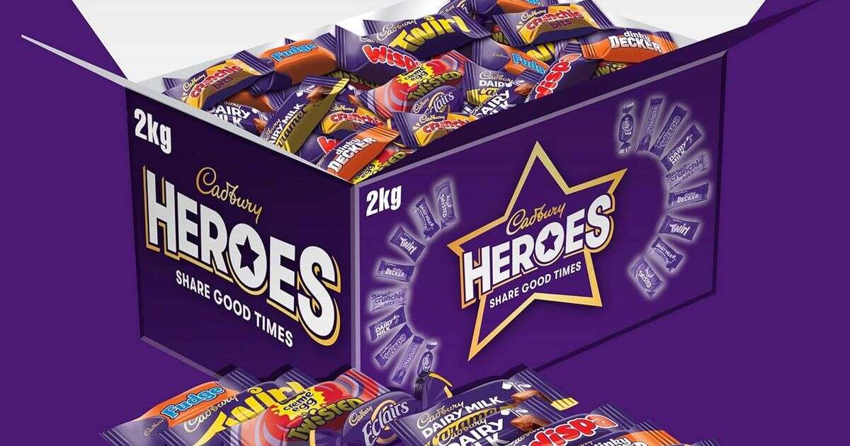 Cadbury Heroes 200 piece selection box is now cheaper than Asda on Amazon