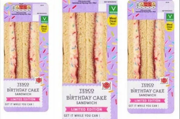 Tesco's birthday cake sandwich launch divides shoppers