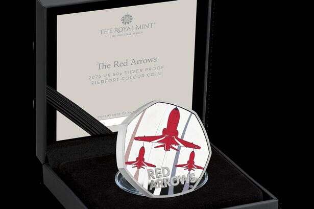 Royal Mint releases Red Arrows coin with prices starting from £12