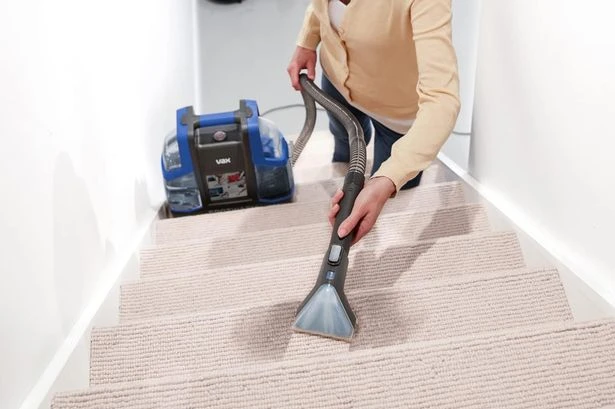 Spot cleaner that banishes spills and stains from carpets and upholstery is on sale
