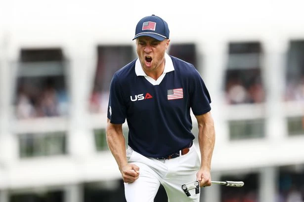 Justin Thomas makes 'irritated' gesture as Hovland withdraws from Ryder Cup