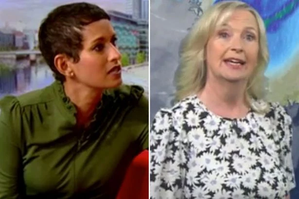 BBC Breakfast's Naga Munchetty takes swipe at Carol Kirkwood in awkward exchange