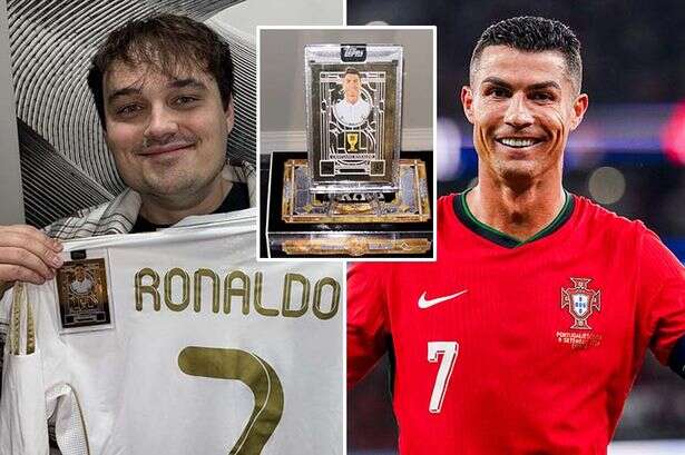 Chelsea fan drops £11k on Cristiano Ronaldo 'Gold Grail' trading card and explains why