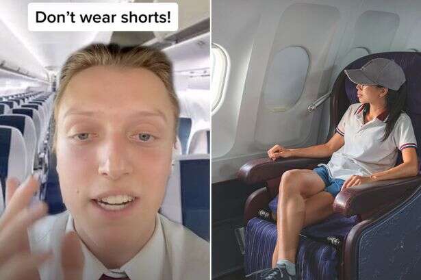 Flight attendant's grim reason not to wear shorts on plane – or rest head on windows