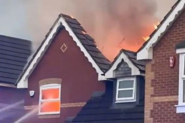 Bristol house fire after 'lightning strike' hits property in horror scenes