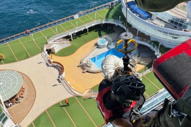 Two cruise ship passengers airlifted to hospital in critical condition in holiday horror