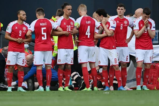 Denmark squad receive 'crisis assistance' after watching harrowing Christian Eriksen scenes