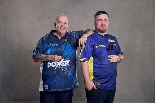 Luke Littler and Phil Taylor meet in 'defining moment' for darts ahead of SPOTY