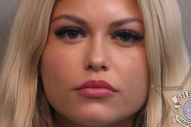 Glam 'Barbie goes to jail' mugshot goes viral as men offer to pay her bail