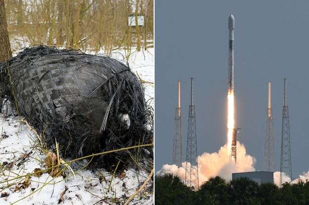 Five foot chunk of suspected SpaceX shuttle crashes down outside European city