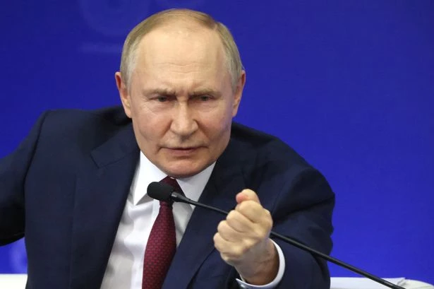 Overly-animated Putin wants to build 'special power plant' in space as he makes 'nuke' claim