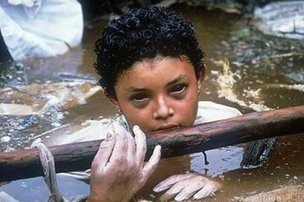 Girl's final words after 60 hours trapped in cement-like mud as eyes turned black